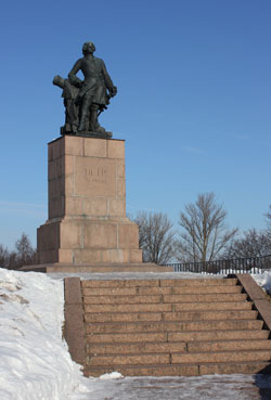 памятник Петру I  в Выборге